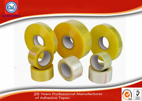 中国 高力水によって活動化させる黄色く透明なBOPPのパッキング テープ サプライヤー