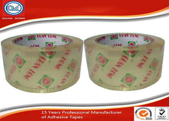 中国 カートンのシーリングのためのOEMによって印刷される単一の味方された透明なパッキング テープ サプライヤー