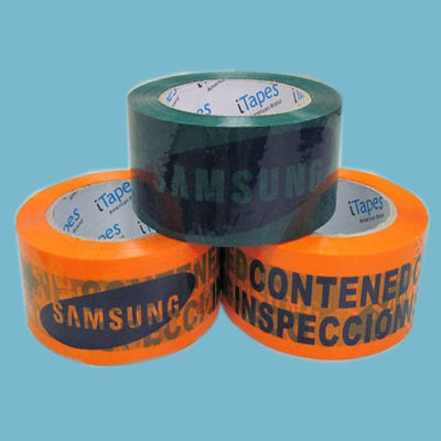 中国 商品の船積みのためのカスタマイズされたアクリルの付着力の多彩な印刷された包装テープ サプライヤー