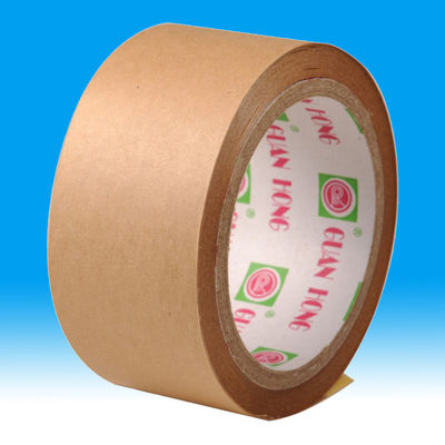 中国 紙テープ繊維強化熱い溶解付着力のクラフト補強された包装テープ サプライヤー