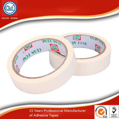 中国 白く適用範囲が広い保護テープ、紙テープ天然ゴムの接着剤の覆うこと サプライヤー