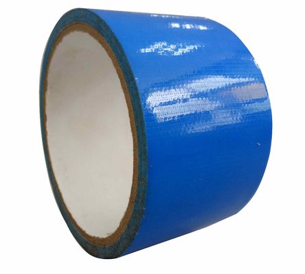 中国 天然ゴムの頑丈な包装SGS ISOのための付着力の青い布のガム テープ サプライヤー