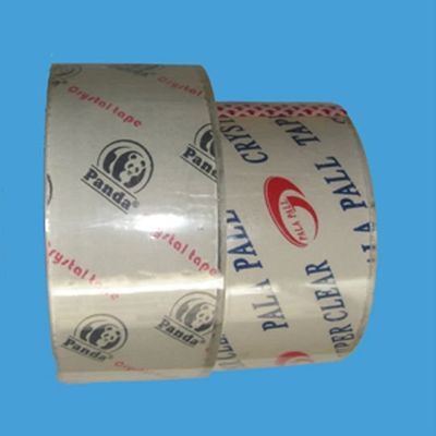 中国 高い接着剤を紐で縛る BOPP のフィルムの商品はアクリルの接着剤の包装テープを決め付けました サプライヤー