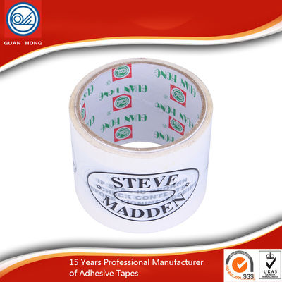 中国 水基盤のアクリルの接着剤 45mic が付いているカスタマイズされた印刷された包装テープ サプライヤー